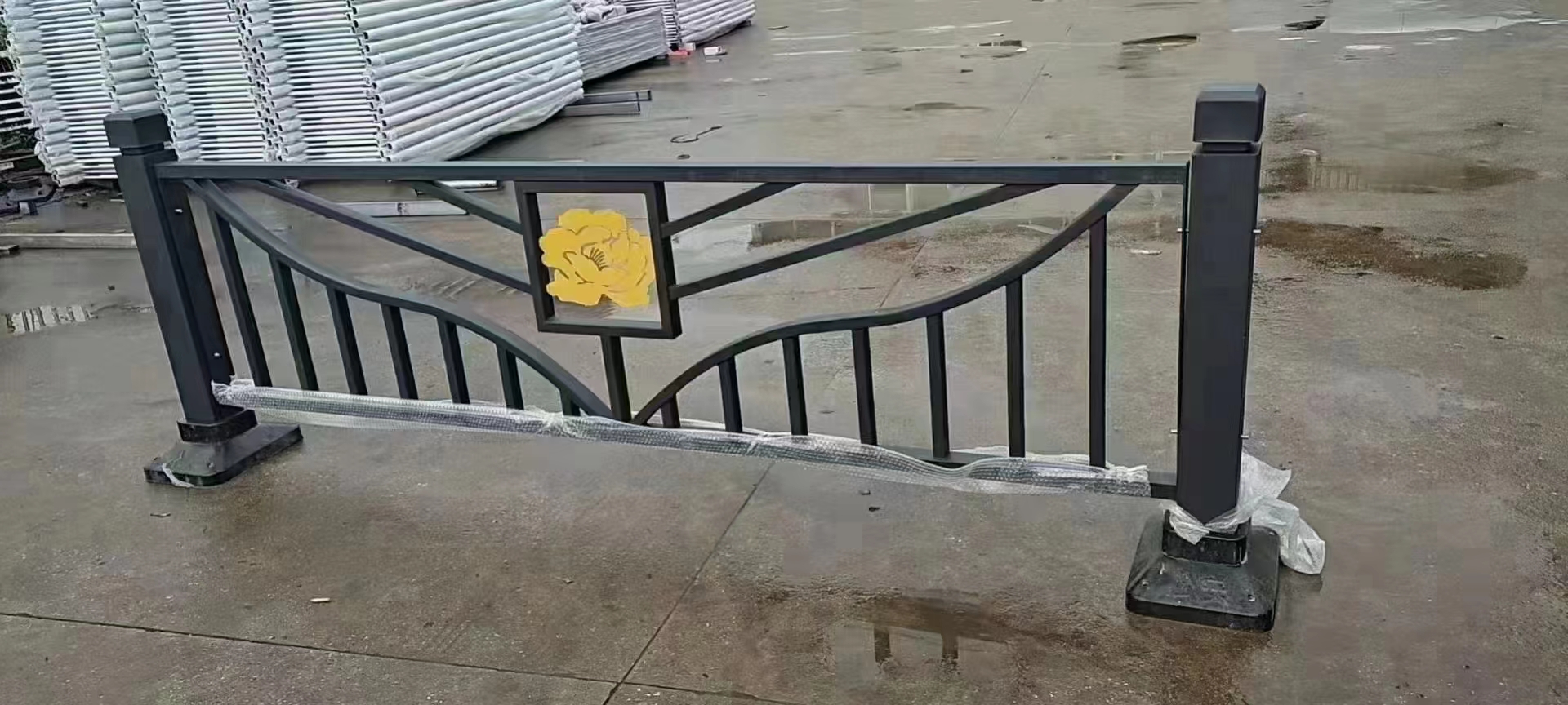 牡丹花款護欄，市政護欄，道路護欄
